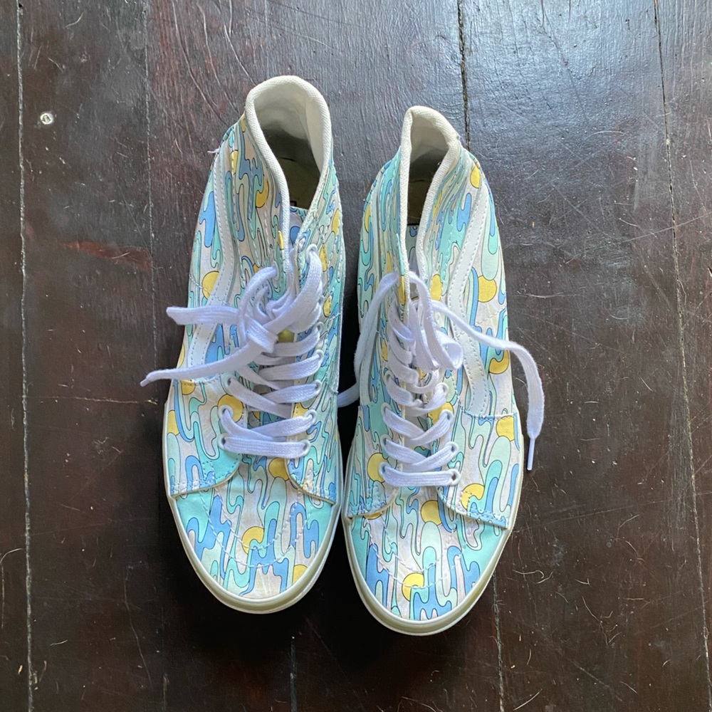 Vans UV stacked hi tops